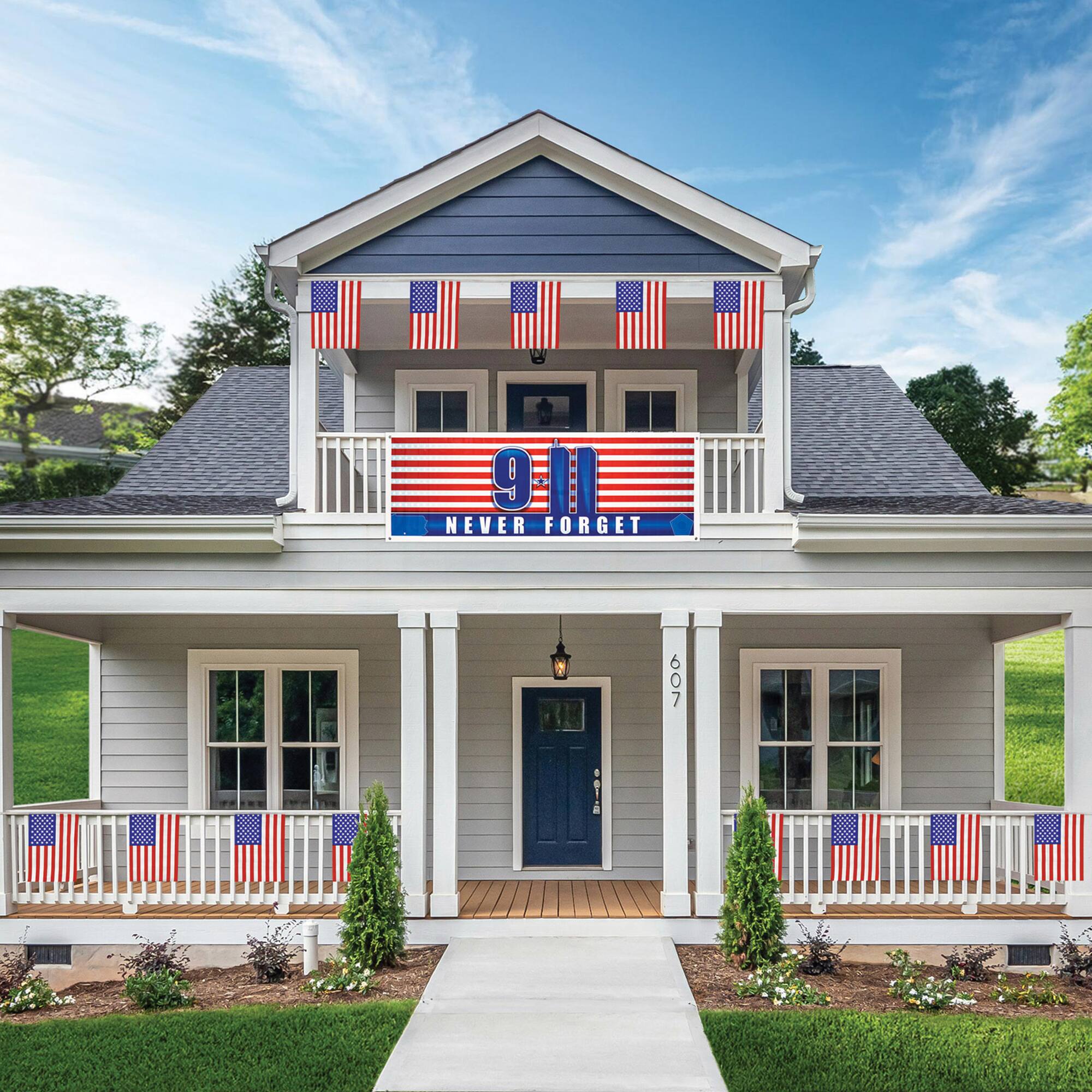 Beistle 60ft. American Flag Pennant Banner